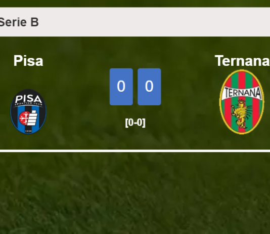Pisa draws 0-0 with Ternana with E. Torregrossa missing a penalt