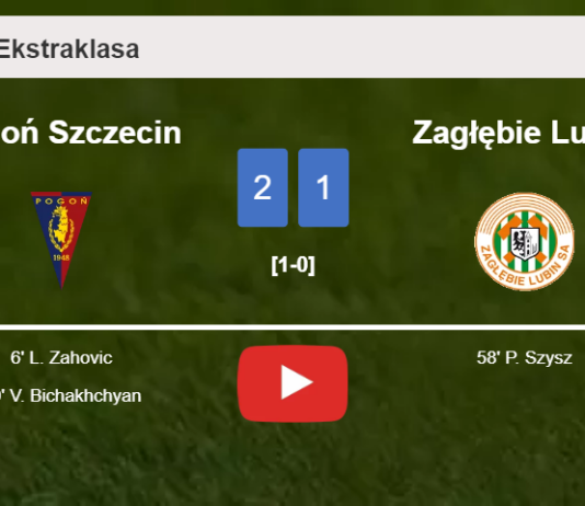 Pogoń Szczecin overcomes Zagłębie Lubin 2-1. HIGHLIGHTS