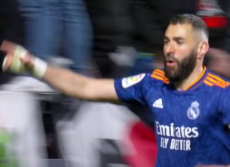 Real Madrid overcomes Rayo Vallecano 1-0 with a goal scored by K. Benzema