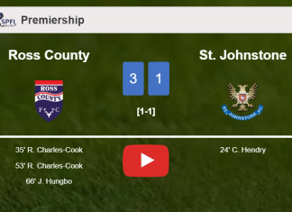 Ross County beats St. Johnstone 3-1 after recovering from a 0-1 deficit. HIGHLIGHTS