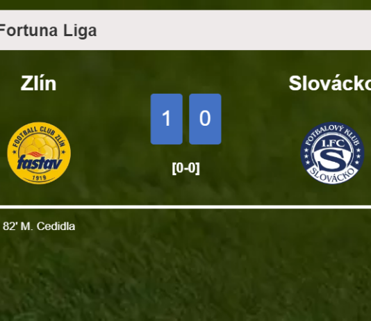 Zlín conquers Slovácko 1-0 with a goal scored by M. Cedidla