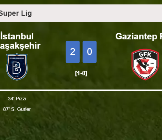 İstanbul Başakşehir beats Gaziantep F.K. 2-0 on Saturday