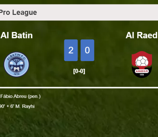 Al Batin overcomes Al Raed 2-0 on Saturday