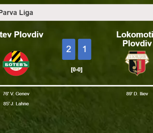 Botev Plovdiv steals a 2-1 win against Lokomotiv Plovdiv