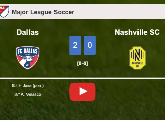 Dallas prevails over Nashville SC 2-0 on Saturday. HIGHLIGHTS