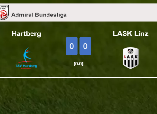 Hartberg draws 0-0 with LASK Linz on Sunday