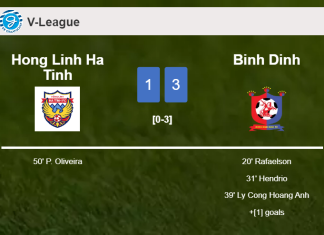 Binh Dinh tops Hong Linh Ha Tinh 3-1