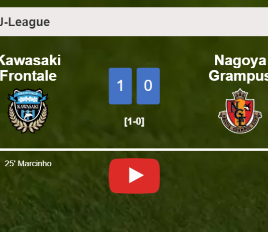 Kawasaki Frontale prevails over Nagoya Grampus 1-0 with a goal scored by M. . HIGHLIGHTS