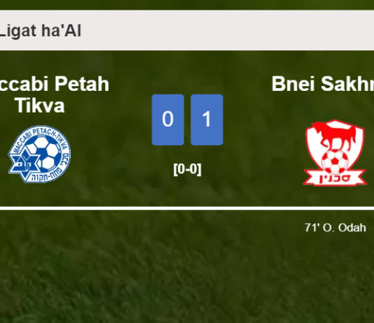 Bnei Sakhnin overcomes Maccabi Petah Tikva 1-0 with a goal scored by O. Odah