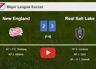 Real Salt Lake tops New England after recovering from a 2-0 deficit. HIGHLIGHTS
