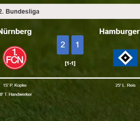 Nürnberg seizes a 2-1 win against Hamburger SV