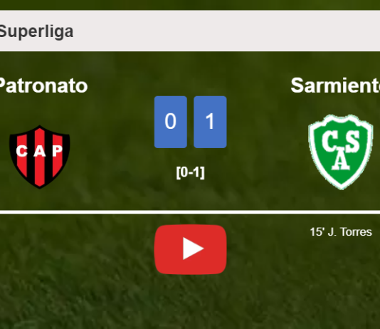 Sarmiento conquers Patronato 1-0 with a goal scored by J. Torres. HIGHLIGHTS