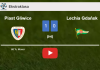 Piast Gliwice beats Lechia Gdańsk 1-0 with a goal scored by A. Mosor. HIGHLIGHTS
