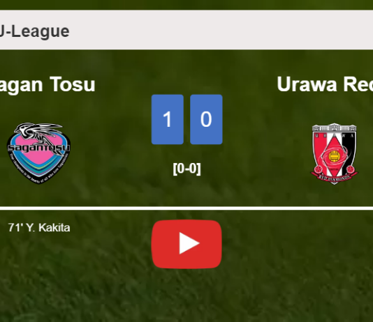 Sagan Tosu conquers Urawa Reds 1-0 with a goal scored by Y. Kakita. HIGHLIGHTS