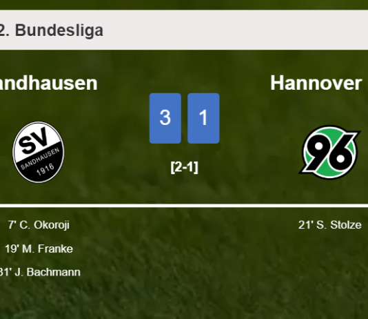 Sandhausen beats Hannover 96 3-1