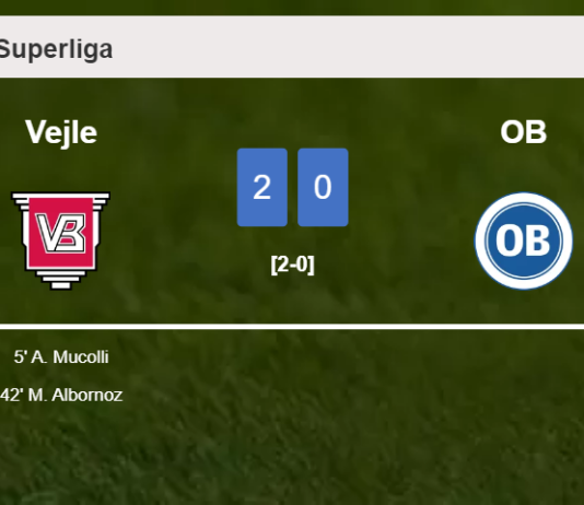 Vejle defeats OB 2-0 on Sunday