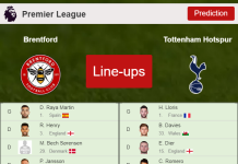 PREDICTED STARTING LINE UP: Brentford vs Tottenham Hotspur - 23-04-2022 Premier League - England