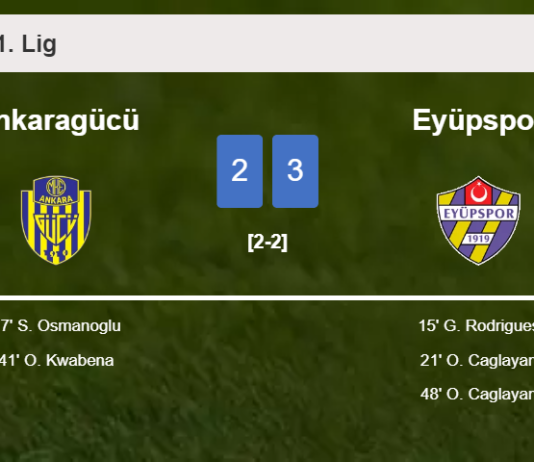 Eyüpspor prevails over Ankaragücü 3-2