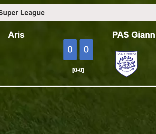 Aris draws 0-0 with PAS Giannina on Sunday