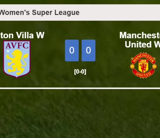 Aston Villa draws 0-0 with Manchester United on Sunday