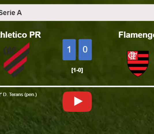 Athletico PR tops Flamengo 1-0 with a goal scored by D. Terans. HIGHLIGHTS
