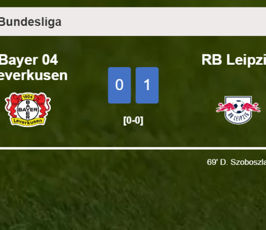RB Leipzig defeats Bayer 04 Leverkusen 1-0 with a goal scored by D. Szoboszlai