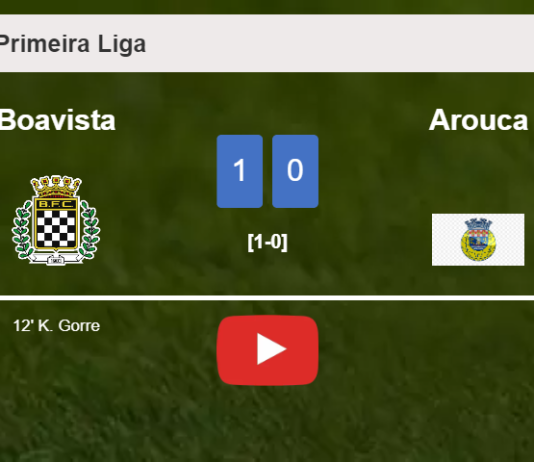 Boavista defeats Arouca 1-0 with a goal scored by K. Gorre. HIGHLIGHTS