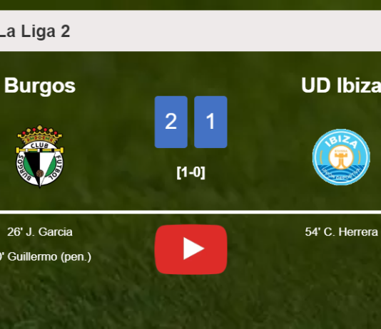 Burgos overcomes UD Ibiza 2-1. HIGHLIGHTS