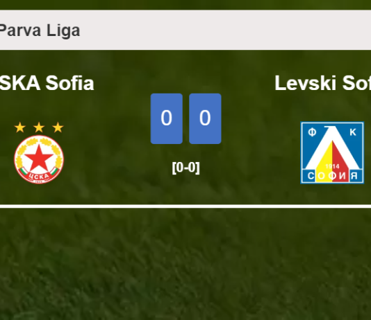 CSKA Sofia draws 0-0 with Levski Sofia on Sunday