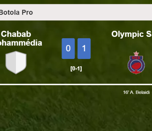 Olympic Safi overcomes Chabab Mohammédia 1-0 with a goal scored by A. Belaidi