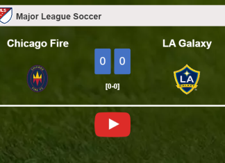 Chicago Fire draws 0-0 with LA Galaxy on Saturday. HIGHLIGHTS