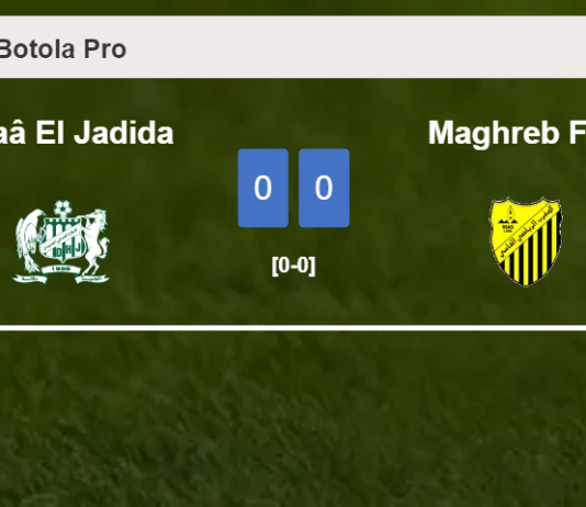 Difaâ El Jadida draws 0-0 with Maghreb Fès on Sunday