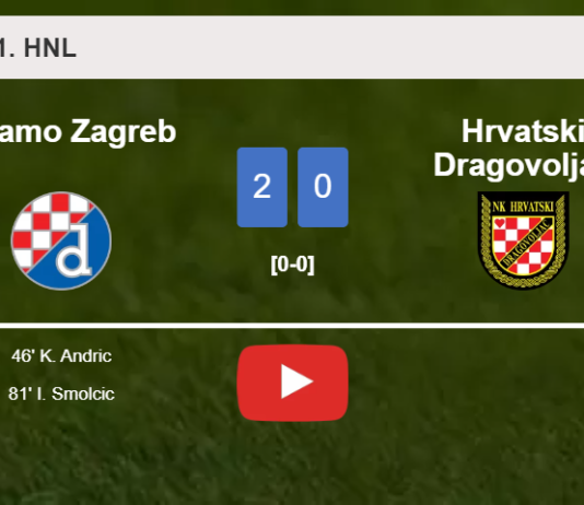 Dinamo Zagreb conquers Hrvatski Dragovoljac 2-0 on Sunday. HIGHLIGHTS