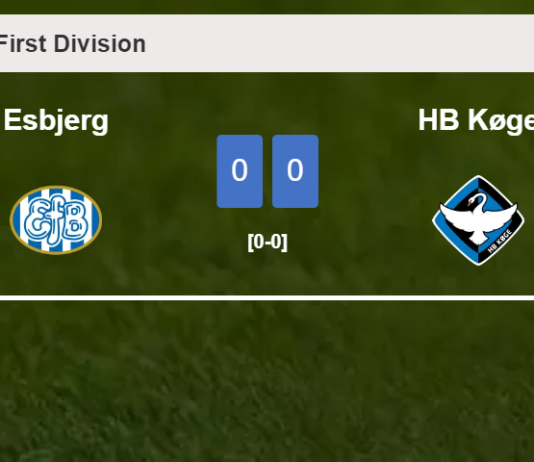 Esbjerg draws 0-0 with HB Køge on Saturday