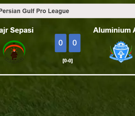 Fajr Sepasi draws 0-0 with Aluminium Arak on Sunday
