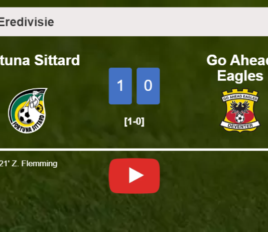 Fortuna Sittard overcomes Go Ahead Eagles 1-0 with a goal scored by Z. Flemming. HIGHLIGHTS