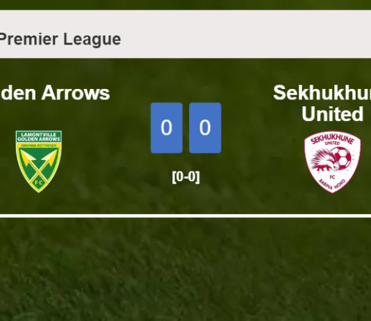 Golden Arrows draws 0-0 with Sekhukhune United on Saturday