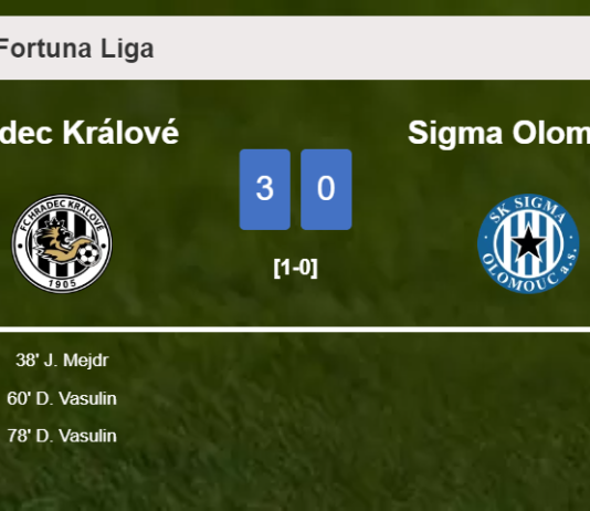 Hradec Králové overcomes Sigma Olomouc 3-0