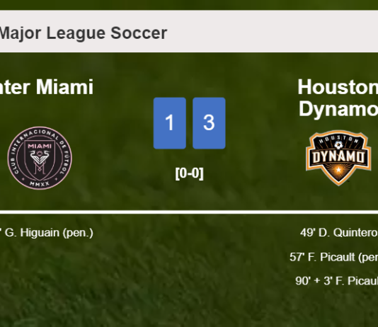Houston Dynamo overcomes Inter Miami 3-1