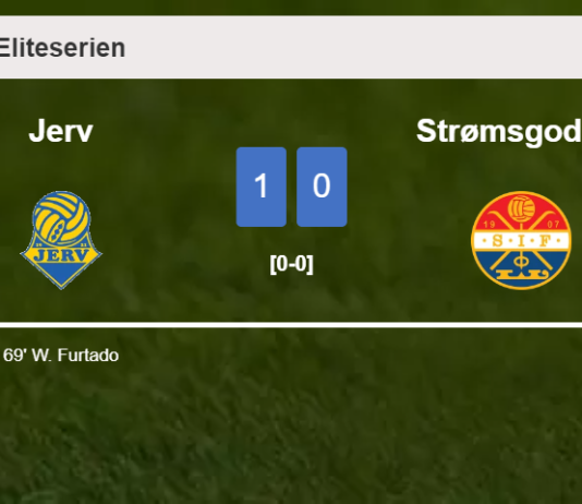 Jerv prevails over Strømsgodset 1-0 with a goal scored by W. Furtado