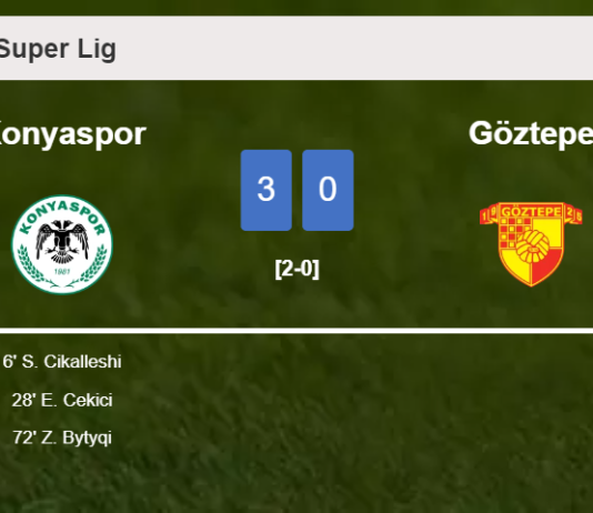 Konyaspor overcomes Göztepe 3-0