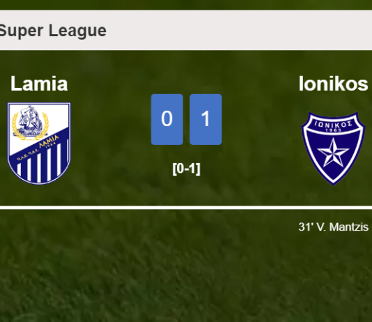 Ionikos conquers Lamia 1-0 with a goal scored by V. Mantzis