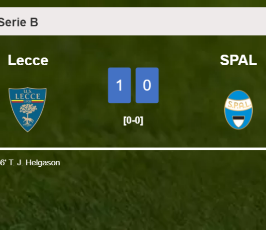 Lecce conquers SPAL 1-0 with a goal scored by T. J.