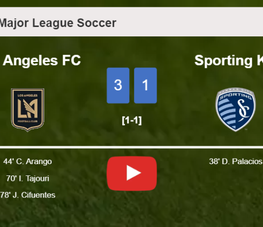 Los Angeles FC prevails over Sporting KC 3-1 after recovering from a 0-1 deficit. HIGHLIGHTS