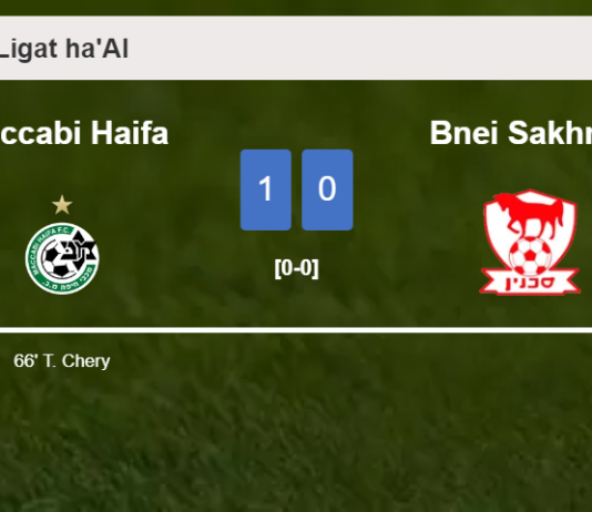 Maccabi Haifa tops Bnei Sakhnin 1-0 with a goal scored by T. Chery