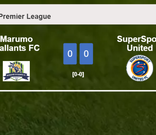 Marumo Gallants FC draws 0-0 with SuperSport United on Saturday