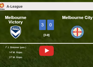 Melbourne Victory overcomes Melbourne City 3-0. HIGHLIGHTS