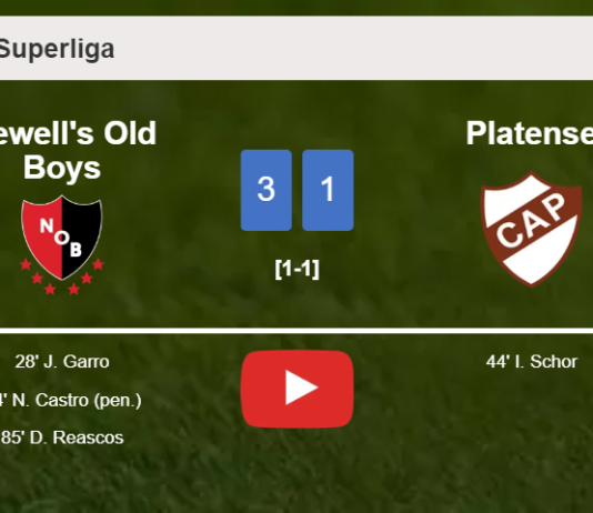 Newell's Old Boys tops Platense 3-1. HIGHLIGHTS