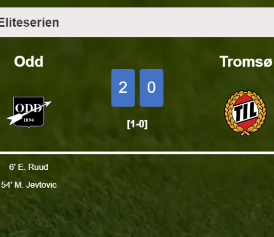 Odd conquers Tromsø 2-0 on Sunday