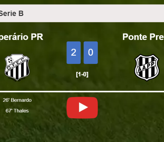 Operário PR prevails over Ponte Preta 2-0 on Saturday. HIGHLIGHTS
